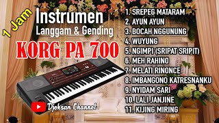 Instrumen Langgam | Set DK KORG PA 700