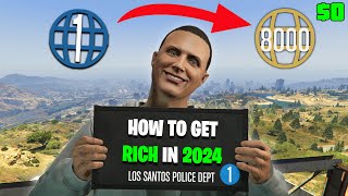 *NEW METHOD* HOW TO MAKE MILLIONS AS A LEVEL 1 | Rags to Riches Solo Ep #1 - GTA Online 2024