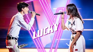 Nora vs. Robin - 'Lucky' | The Battles | The Voice van Vlaanderen | VTM