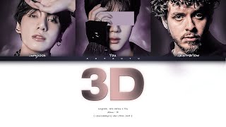 Jung Kook (정국) – ❝ 3D (feat. Jack Harlow) ❞ | You As A Member Karaoke