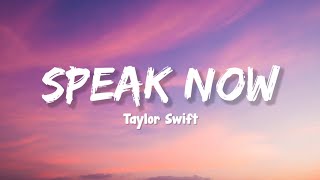Speak Now - Taylor Swift (Lyrics)