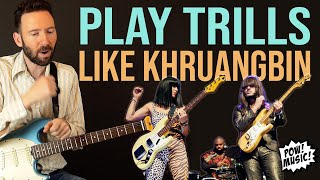 "Maria También" by Khruangbin Guitar Lesson/Cover: Trills, Tremolo Picking, Natural & Harmonic Minor
