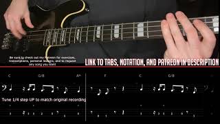 Bob Marley - No Woman No Cry (Bass Line w/tabs and standard notation)