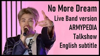 BTS - No More Dream (Live Band version) from ARMYPEDIA Talkshow 2019 [ENG SUB] [Full HD]