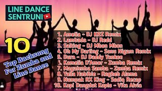 Top 10 Best Background Song for Zumba and Line Dance | Koleksi Lagu Ajib Sentruni Line Dance