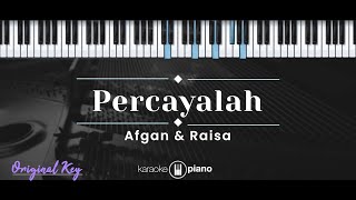 Percayalah – Afgan  &  Raisa (KARAOKE PIANO - ORIGINAL KEY)