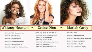 Mariah Carey, Celine Dion, Whitney Houston Greatest Hits playlist 2020 - Best Songs of World Divas 💗