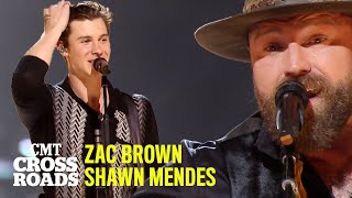 Shawn Mendes & Zac Brown Band Perform 'In My Blood' | CMT Crossroads