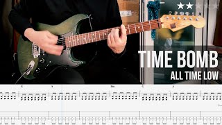 Time Bomb - All Time Low [ Guitar Playalong × TAB ]