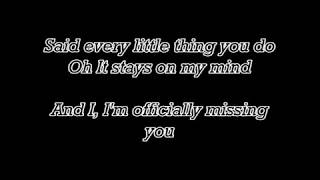 Jayesslee - Officially missing you lyrics