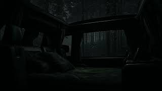 Rain Falling on the Window: Night Adventure in a Campervan