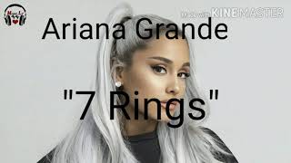 Ariana Grande 7 rings lyrics by Music.Ly press to download it
