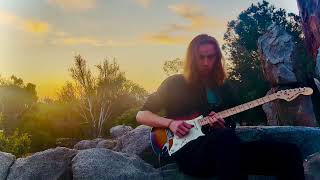 Hotel California guitar solo in the sunset