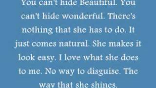 Aaron Lines-You Can't Hide Beautiful With Lyrics