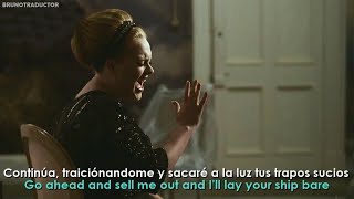 Adele - Rolling in the Deep // Lyrics + Español // Video Official