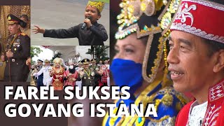 Nyanyi "Ojo Dibandingke", Farel Bikin Presiden Jokowi, Kapolri & Para Menteri Bergoyang