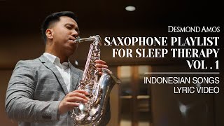 Saxophone Playlist for Sleep Therapy Vol. 1 - Indonesian Songs - Lyric Video