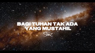 Sari Simorangkir - Bagi Tuhan Tak Ada Yang Mustahil (Official Lyric Video)