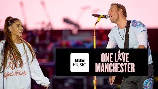 Chris Martin and Ariana Grande - Don't Look Back In Anger (One Love Manchester)