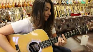 Sylvia Greenstein "Ain't No Rest For The Wicked" with our Martin D-28 at Norman's Rare Guitars