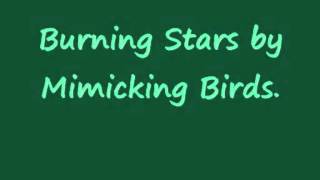 Mimicking Birds - Burning Stars (with lyrics)