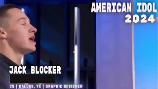 American Idol 2024 Audition | Jack Blocker Sings his original song “I Was Wrong”.