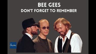 Bee Gees - Don't Forget To Remember - 1970 - (Legendas em Inglês e Português)