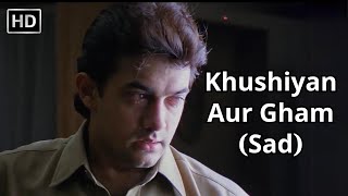 Kushiyaan Aur Gham (Part II) | Mann (1999) | Aamir Khan | Udit Narayan | Sad Hindi Songs