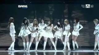 [111129] SNSD - The Boys Remix [MAMA 2011 in Singapore]