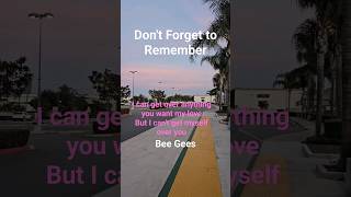 Don't Forget to Remember - Bee Gees