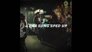 Shaboozey - A Bar Song (Tipsy) || Sped Up