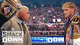 Cody Rhodes' Next Opponent is... Logan Paul! | WWE SmackDown Highlights 5/10/24 | WWE on USA