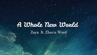 A whole new world- Aladdin Soundtrack -Zayn Malik ft. Zhavia Ward-Lirik lagu