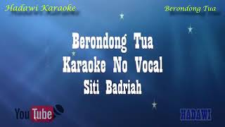 Berondong Tua Siti Badriah karaoke no vokal KEYBOARD