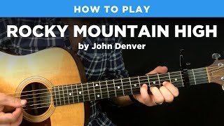🎸 Rocky Mountain High • John Denver guitar lesson w/ tabs