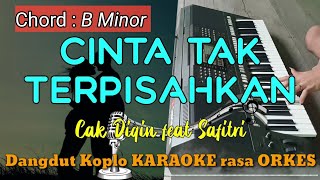 CINTA TAK TERPISAHKAN - Cak Diqin feat Safitri Versi Dangdut Koplo KARAOKE rasa ORKES