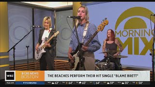 The Beaches perform hit single "Blame Brett," discuss their tour