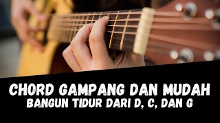 Chord Gampang (Bangun Tidur) by Delta Rahwanda (Tutorial Gitar) Untuk Pemula - dari D, C, dan G