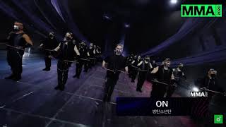 BTS ON Performance |Melon Music Awards 2020 | MMA 2020