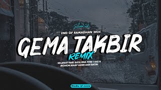 DJ TAKBIRAN TERBARU FULLBASS 2024 || BASS HOREG POLL •Oashu id (REMIX)