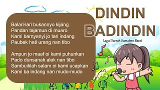 Lirik Dindin Badindin - Lagu Tari Indang - Lagu Daerah Sumatera Barat