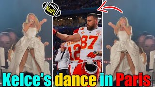 OMG! Taylor Swift does Travis Kelce's signature dance while performing So High School