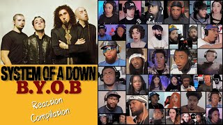 REACTION COMPILATION | System of a Down - B.Y.O.B. (BYOB) | FIRST TIME HEARING Montage