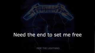 Metallica - Fade To Black Lyrics (HD)
