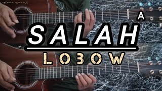 Lobow - Salah | Gitar Cover + Drum ( Instrumen ) Lirik Chord