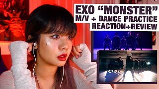 OG KPOP STAN/RETIRED DANCER reacts+reviews EXO "Monster" M/V + Dance Practice!