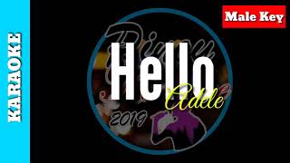 Hello by Adele ( Karaoke : Male Key)