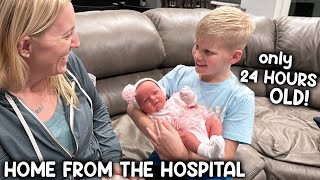 Meeting our New Baby Sister for the First Time - Emotional