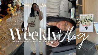 weekly vlog! wedding + influencer event + I have acne + booted me AGAIN & more | allyiahsface vlog