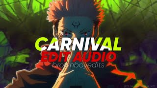 Carnival - Kanye West, Playboi Carti, rich the kid, Ty Dolla $ign [Edit Audio]